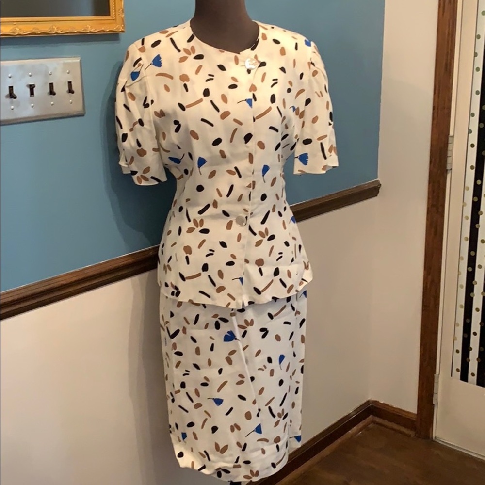 Stunning Hanae Mori for Boutique Vintage 80’s suit